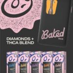 Baked Bar 2g Diamonds + THCA Blend Disposable 5/box