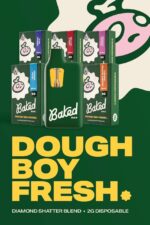 Baked Bar 2g Diamonds + Shatter Blend Disposable 5/box